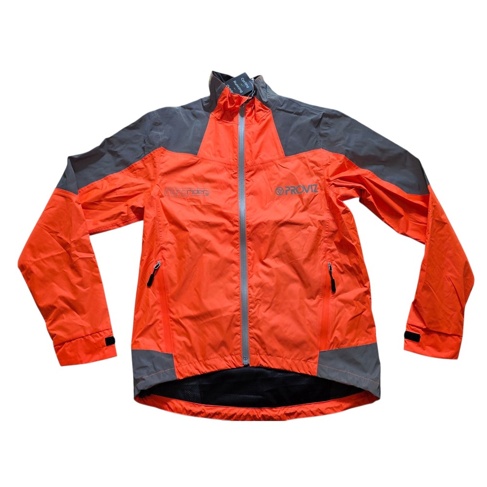 Proviz Nightrider‎ XS Cycling Running Outdoor Jacket Orange Gray Reflective